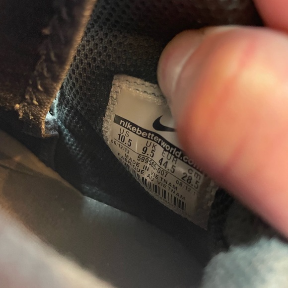 Nike Mens Air Max Stutter Step 2 599565-007 Gray Basketball Shoes Sneakers 10.5 - Picture 7 of 7